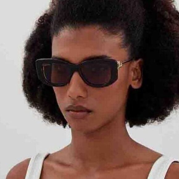 SALE! Gucci Women Sunglasses Black Gold Grey Butterfly GG1566S 001 BRAND NEW main image 7